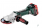 METABO WF 18 LTX 125 Quick ( 601306840 ) Szlifierka kątowa z płaską głowicą akumulatorowa 18V ( Bez akumulatora i ładowarki )