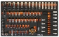 BETA M125 Komplet 68 narzędzi 3/8'' , 1/2''