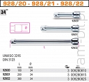 BETA 928/20 928/21 - 928/22  Przedłużacze 3/4''