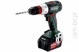 METABO BS 18 LT QUICK ( 602 104 500 ) Wiertarko-wkrętarka akumulatorowa 18V ( 2 x Akumulator 4,0Ah + Ładowarka )