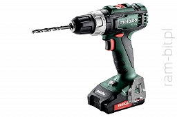 METABO BS 18 L ( 602 321 500 ) Wiertarko-wkrętarka akumulatorowa 18V ( 2 x 2,0Ah + Ładowarka )