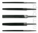 BETA 1718A10/S5 Komplet 5 pilników półgładzików , bez rękojeści 250 mm