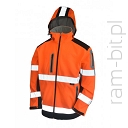 BETA VWJK177ON Kurtka Softshell ostrzegawcza z kapturem pomarańczowa