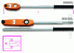 BETA 596/80SL - 598/200SL Pokrętło dynamometryczne zegarowe, dokładność +-4%