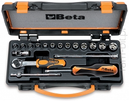 BETA 900/C13-5 Komplet  13 nasadek sześciokątnych z akcesoriami 1/4''