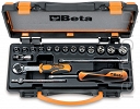 BETA 900/C13-5 Komplet  13 nasadek sześciokątnych z akcesoriami 1/4''