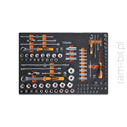 BETA MM105 Komplet nasadek 1/4", 3/8" i 1/2"