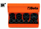BETA 728/C10  Komplet 10 nasadek w pudełku metalowym 3/4"