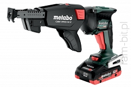 METABO TBS 18 LTX BL 5000 ( 620063540 )  Wkrętarka do suchej zabudowy akumulatorowa 18V ( 2 x Akumulator 4,0Ah + Ładowarka ) 