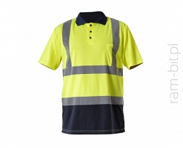 LAHTI PRO L403020 Koszulka polo ostrzegawcza. 100% poliester,gramatura 140g/m2