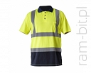 LAHTI PRO L403020 Koszulka polo ostrzegawcza. 100% poliester,gramatura 140g/m2