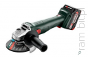 METABO W 18 L 9-125 ( 602247510 )  Szlifierka kątowa 18V (2 x Akumulator 4,0Ah + Ładowarka )