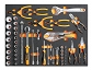 BETA MB37 Komplet 52 narzędzi  1/4'' , 1/2''