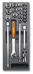 BETA T92 Komplet 22 narzędzi 3/8''