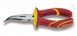 BETA 1168MQ Szczypce półokrągłe 160mm odgięte o 45 stopni w izolacji do 1000V
