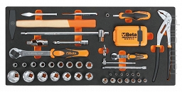 BETA MC20 Komplet 74 narzędzi 1/2''
