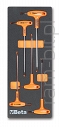 BETA M55 Komplet 5 Kluczy trzpieniowych kątowych typu Torx