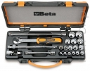 BETA 910B/C16Q Komplet 16 nasadek z akcesoriami 3/8''