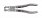 BETA 1472FC Szczypce do opasek Clic® z obrotowymi szczękami , 210 mm 