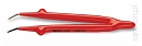 BETA 993MQ Pęseta odgięta punktowa 147 mm ,  w izolacji do 1000V