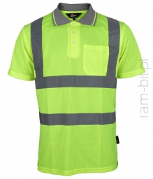 BETA VWPS03-BY Koszulka polo ostrzegawcza żółta
