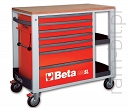BETA 2400/C24SL Wózek narzędziowy z 7 szufladami i bocznymi półkami